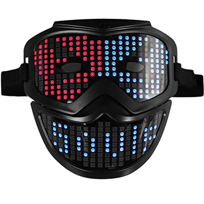 LEIDEN van Bluetooth van het partijfestival Slimme Gecontroleerd Gezichtsmasker Programmeerbare App