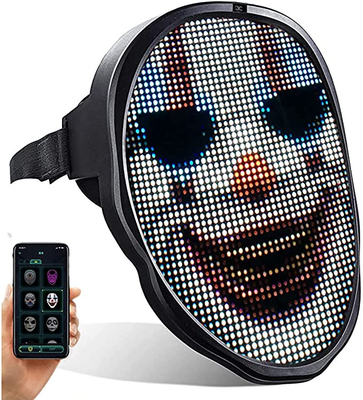 Programmeerbare Slimme LEIDEN Gezichtsmasker met 2000 MAh Battery App Control