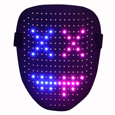 LEIDEN van 5V 1A Gezichtsmasker met Gebaar het Ontdekken Licht die omhoog in Dark gloeien