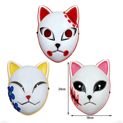 Halloween-LEIDENE van Anime van de Demonmoordenaar van het Japanse het Licht Gezichtsmasker omhoog voor Cosplay