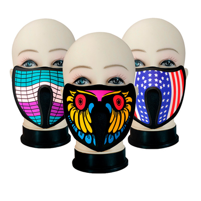 Correcte Opvlammend LEIDEN Gezichtsmasker met Amerikaanse Flexibele Vlagtekening