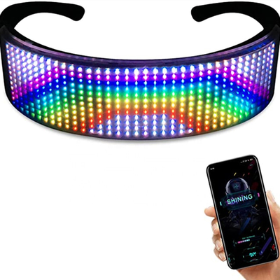 Bluetooth-van het LEIDENE Lichtgevende van de het Berichtanimatie Glazenprogramma de Tekeningsequaliser