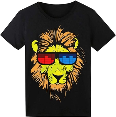 Correcte Controle LEIDEN Licht op T-shirt100% Katoen Wasbaar voor Paar