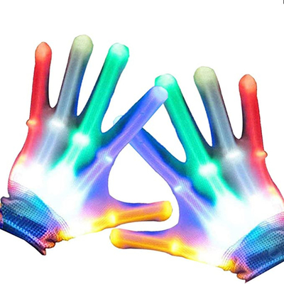 Veelkleurige LEIDENE Lichte Handschoenen Lichtgevende Goede Gift voor Jonge geitjeswit