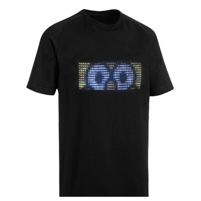 Van de programmeerbare LEIDENE App Verlichtingst-shirt Navulbare Unisex- van Controleusb