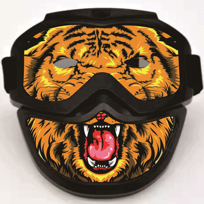 Geluid Geactiveerde Animatie die Geleid Halloween-Gezichtsmasker voor Partijfestival opvlammen