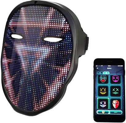 Het Bluetooth Geleide Licht van Editable van het Gezichtsmasker omhoog voor Halloween-Kerstmis