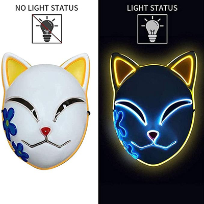 Halloween-LEIDENE van Anime van de Demonmoordenaar van het Japanse het Licht Gezichtsmasker omhoog voor Cosplay