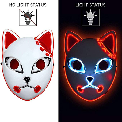 Halloween-LEIDENE van Anime van de Demonmoordenaar van het Japanse het Licht Gezichtsmasker omhoog voor Cosplay