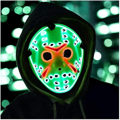 Jason Horror Halloween-het LEIDENE Gezichtsmasker van Cosplay voor Maskerade