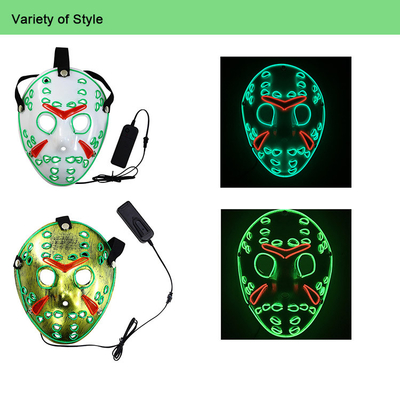 Jason Horror Halloween-het LEIDENE Gezichtsmasker van Cosplay voor Maskerade