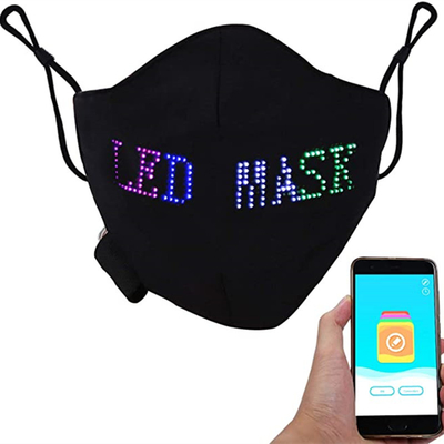 Van het Programmeerbare LEIDENE van Bluetooth App het Berichtpatronen Gezichtsmasker DIY