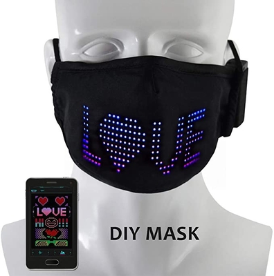 Van de LEIDENE het Programmeerbare Gecontroleerde Masker Zachte Comfortabele App Berichtvertoning