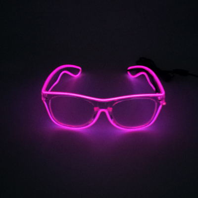 Het duidelijke Lichtgevende Flintglas van de Kaderlens met Neonlicht het Opvlammen