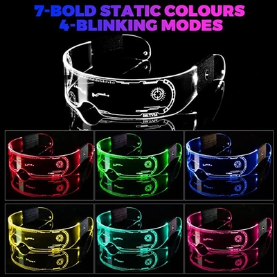 Futuristisch Stijl Lichtgevend Flintglas 7 Kleuren 4 Wijzen voor Volwassenen