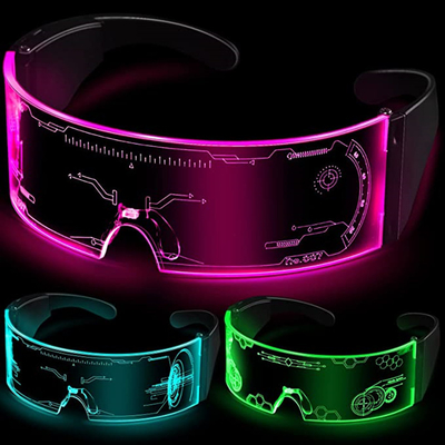 Cyberpunklicht op LEIDENE van Vizierglazen Navulbare Futuristische Stijl