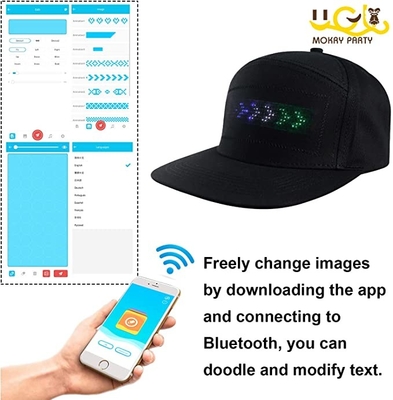 Bluetooth-LEIDENE Berichthoed Geanimeerde Vertoning GLB voor Partijfestival