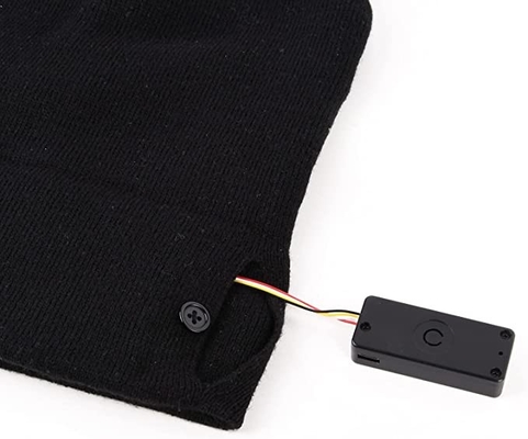 Van de LEIDENE de Verlichting Programmeerbaar Beanie Cap Bluetooth APP Vertoningshoed