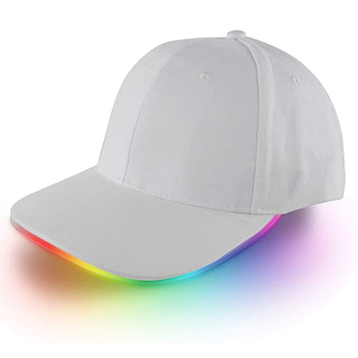 Licht op van LEIDENE Strook van de de Kleuren Regelbare Klitband Honkbalhoeden de Multi
