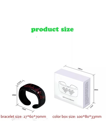 De Afstandsbediening LEIDENE van het vertoningsbericht Armband Bluetooth Editable