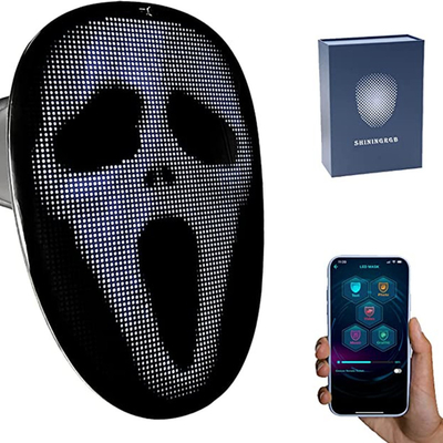 3600pcs programmeerbaar Smart Geleid Gezichtsmasker voor Halloween-Partij Cosplay