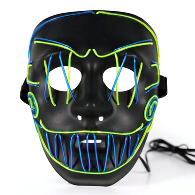 Dwars Geleid het Gezichtsmasker van de Steekjoker Halloween voor het Licht van Partijcoplay omhoog in Dark