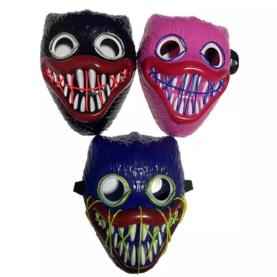 Bobby Light Up Halloween-van het LEIDENE het Materiaal van pvc Gezichtsmasker voor Cosplay-Partij