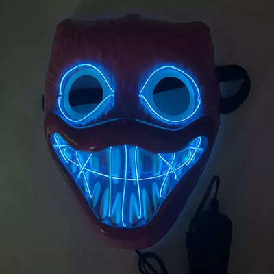 Bobby Light Up Halloween-van het LEIDENE het Materiaal van pvc Gezichtsmasker voor Cosplay-Partij