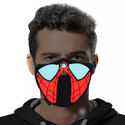 Geluid Geactiveerd Licht op LEIDEN Gezichtsmasker USB Navulbaar met het Licht van Gr
