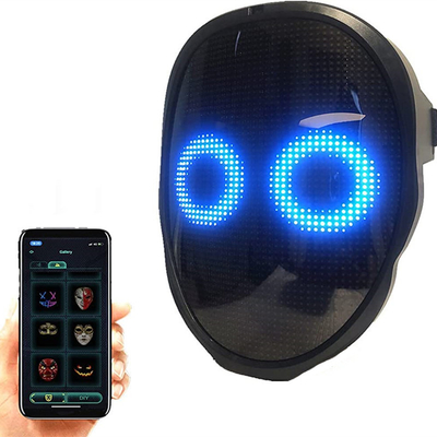 Programmeerbare Slimme LEIDEN Gezichtsmasker Bluetooth die voor Halloween-Partij Cosplay glanzen