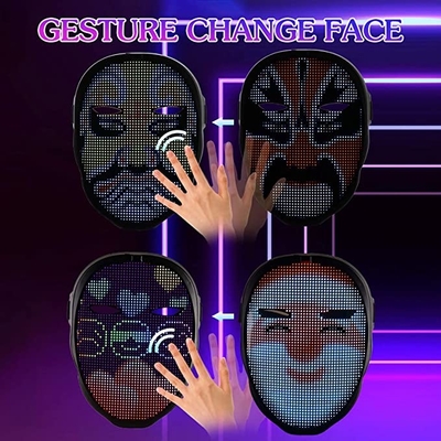 Programmeerbare Bluetooth-LEIDEN Masker voor de Partijmaskerade van Kostuumcosplay