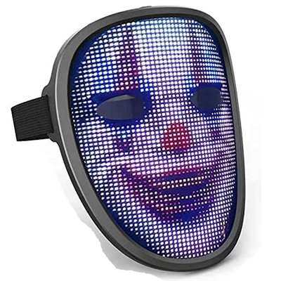 Tiktok Explosieve LEIDEN Volledig Gezichts Veranderend Masker voor Jonge geitjes Navulbaar USB