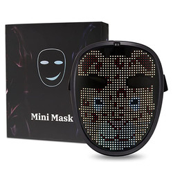 Tiktok Explosieve LEIDEN Volledig Gezichts Veranderend Masker voor Jonge geitjes Navulbaar USB