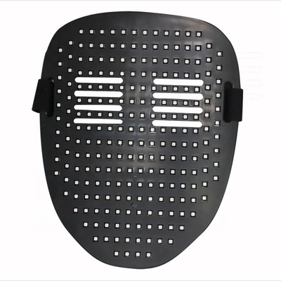 Halloween-HOOFDpartijmasker die met Gebaar LEIDEN Aangestoken Gezicht ontdekken die Masker omzetten