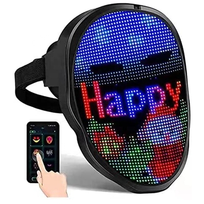 APP van LEIDEN van de Controlepartij Navulbare DIY het Beeldfoto's Maskerusb voor Halloween Cosplay