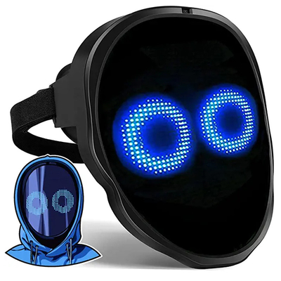 LEIDENE van Bluetooth van douanegezichten Maskerdiy APP Controle voor de Partij van Halloween Cosplay