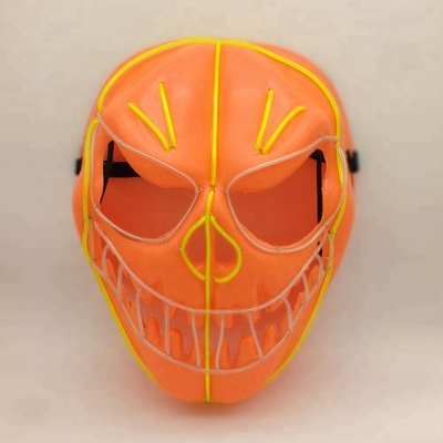 Halloween-van het de Draadgezicht van Pompoen van de Flexibele Gr het Masker Gloeiend LEIDENE de Verlichtingsmasker Neonvakantie