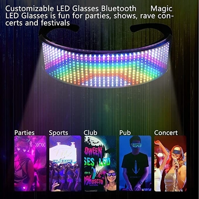 App controleerde Programmeerbaar Flintglas met de Tekstpatroon van Bluetooth DIY