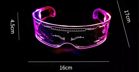 Licht op de Club Lichtgevend Flintglas van de Partijbar met 7 Kleuren