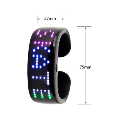 Bluetooth-Afstandsbediening LEIDENE Armbandapp Programe Tekstpatroon